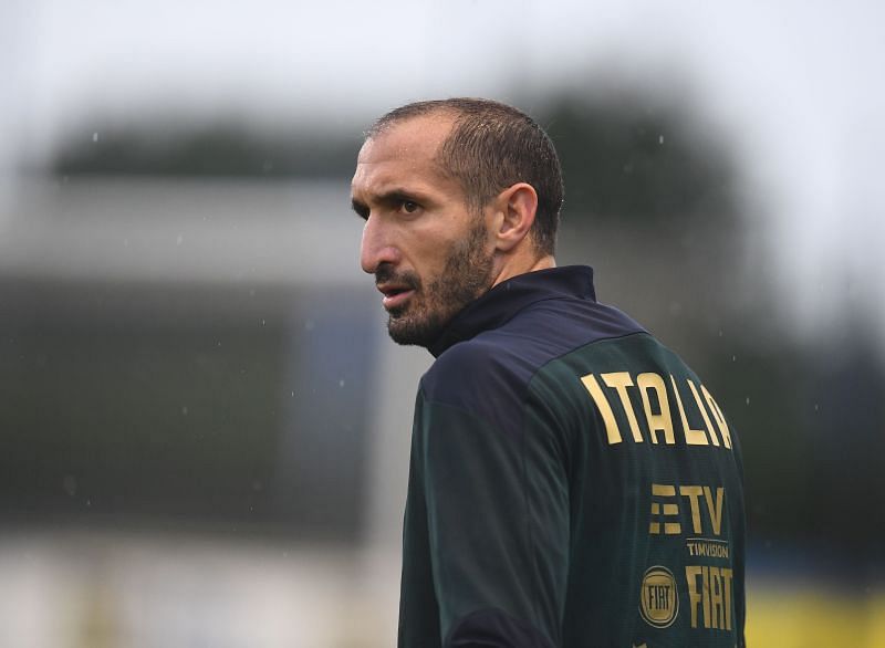Chiellini lifted the Euro 2020 trophy on his country's behalf